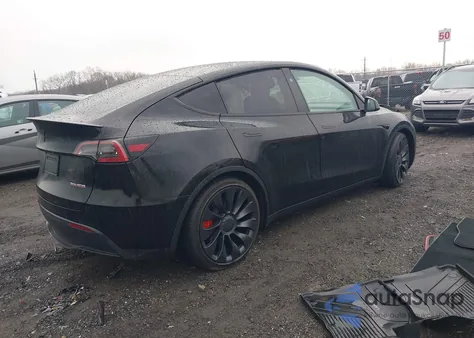 2023 Tesla Model Y Performance Dual Motor All-Wheel Drive from USA, damaged, VIN 7SAYGDEF5PF795483